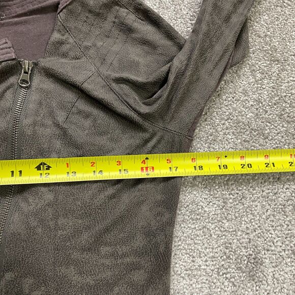 Miilla Outerwear Jacket Womens Medium Brown Full Zip Long Sleeve Stretch Casual - Picture 10 of 11